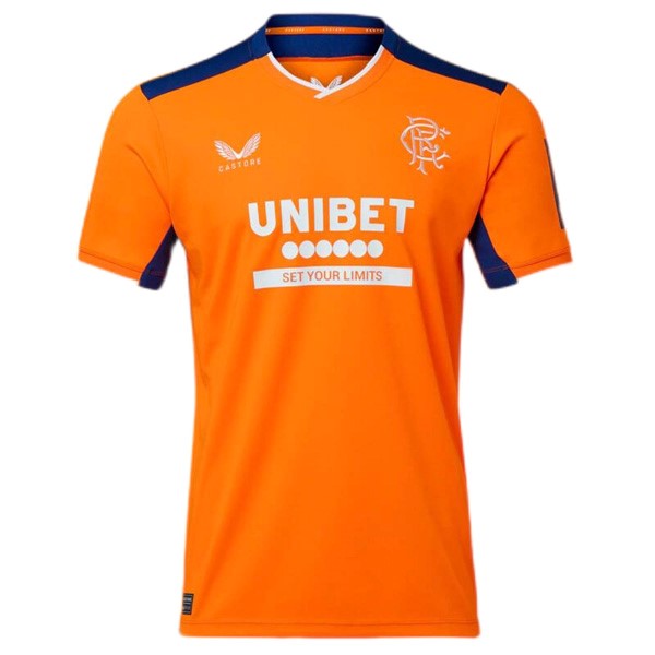 Tailandia Camiseta Rangers Replica Tercera Ropa 2022/23 Naranja